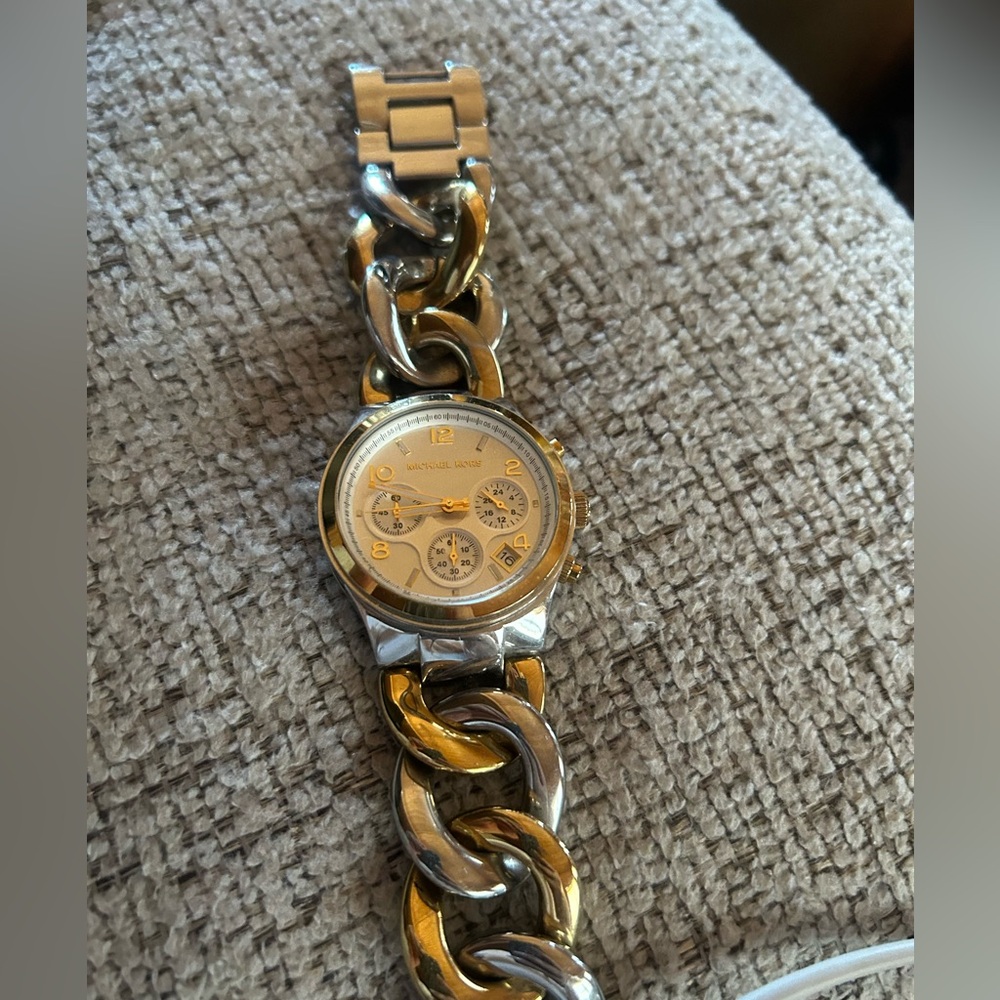 Michael Kors two tone watch